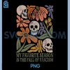 My Favorite Season is The Fall of Fascism PNG, Halloween Skull PNG