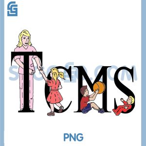 TCMS Nursery PNG, Child Care Worker Digital Design PNG
