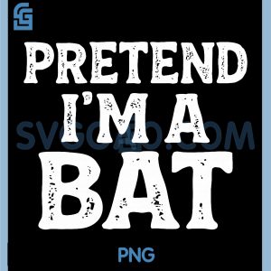 Pretend Im A Bat PNG, Easy Lazy Funny Halloween PNG