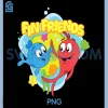 Red Fish PNG, Blue Fish Fin Friends PNG, Officially Licensed PNG