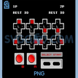 Retro 30 Lives Code Gamer PNG, Gear Classic Cheat Code PNG
