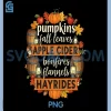 Retro Autumn Pumpkins PNG, Fall Leaves Apple Cider PNG, Bonfires Cozy PNG