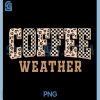 Retro Coffee Weather Cozy PNG, Fall Checkered Coffee Lover PNG