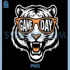 Retro Game Day PNG, Tiger PNG
