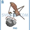 Retro Marcus The Worm PNG, I Don't Like This Rock PNG 2 Retro Marcus The Worm PNG, I Don't Like This Rock PNG