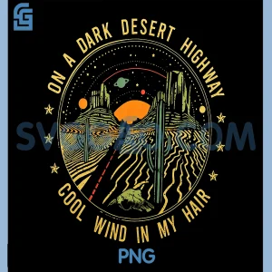 Retro On A Desert Highways PNG, Cool Wind in My Hair PNG