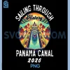 Retro Panama Canal PNG, Panama Waterway Sailing Cruising 2026 PNG