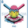 Softball Ice Cream Drip PNG, Cute Softball Player PNG