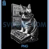 Steampunk Cat playing Synthesizer PNG, Synth Kitten Techno Music PNG 1 Steampunk Cat playing Synthesizer PNG, Synth Kitten Techno Music PNG