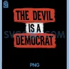 The Devil is A Democrat PNG, Retro Democrats Liberal PNG