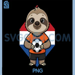 The Netherlands Soccer PNG, Sloth Football Holland PNG, Fan Ball Sport PNG