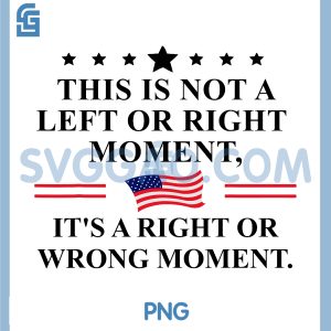 This is Not a Left or Right Moment PNG, Its a Right Wrong PNG