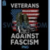 Veterans Against Fascism PNG, Vintage US Flag Combat Boots Army PNG