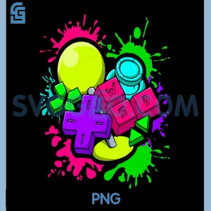 Video Game Console Controllers PNG, Retro 80's 90's Arcade Gamer PNG