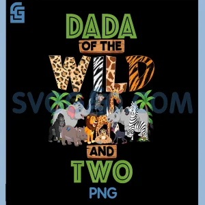 2nd Birthday Zoo PNG, Jungle Dada of The Wild and Two Premium PNG