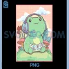 Kawaii Frog Gamer PNG, Cottagecore Aesthetic, Video Game PNG