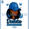 Diabetes Awareness Month PNG, Black Women PNG