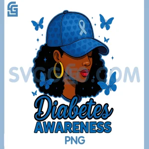 Diabetes Awareness Month PNG, Black Women PNG