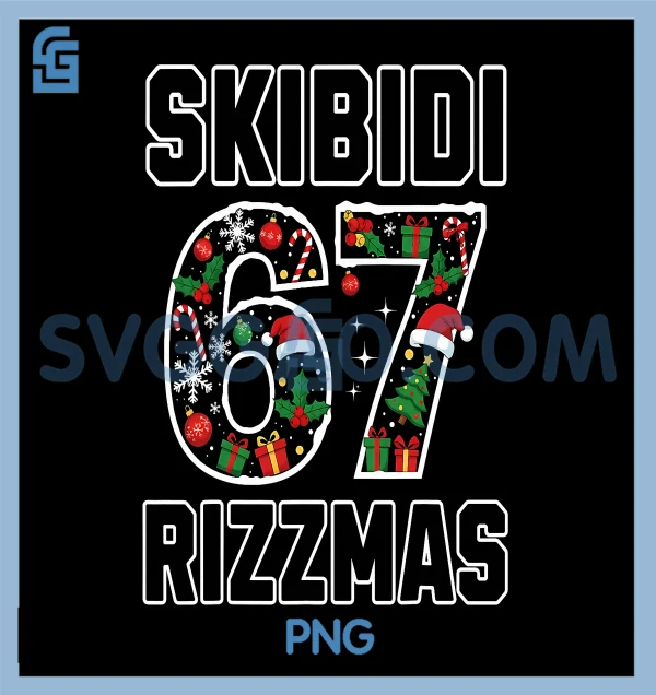 677 Rizzmas Rizz Christmas 67 Funny PNG, Xmas Gen Alpha PNG, Skibidi Rizzmas 67 PNG ...
