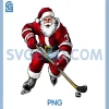 Santa Claus PNG, Ice Hockey Player PNG