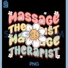 Groovy Daisy Massage PNG, Therapist Muscle Therapy PNG