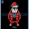 Cool Bulldog in Red PNG, Streetwear Hip Hop Dog Art PNG 1 Cool Bulldog in Red PNG, Streetwear Hip Hop Dog Art PNG