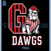 Bulldog Go Dawgs PNG, Go Dawgs PNG