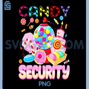 Candy Security PNG, Funny Halloween PNG