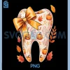 Coquette Bow Fall PNG, Tooth Dental Assistant PNG, Hygiene Oral RDH PNG