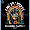 Countries Flags One Thankful PNG, Teacher Hispanic Heritage Month PNG