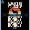 Cute Donkey Art PNG, Animal Donkey Lover PNG