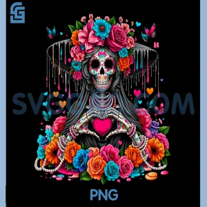Day Of The Dead PNG, Dia De Los PNG, Muertos Catrina Woman Skeleton PNG