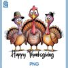 Funny Happy Thanksgiving PNG, Funny Turkey PNG