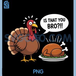 Funny Thanksgiving Turkey Joke PNG, Party Lovers PNG