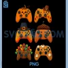 Gamer Turkey Fall Thanksgiving PNG, Video Game Gaming PNG