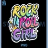 Band Rock N Roll Girl PNG, Rock and Roll PNG