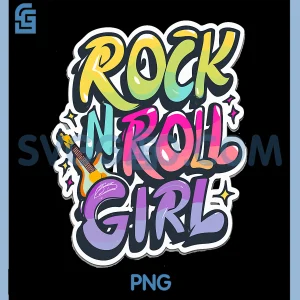 Band Rock N Roll Girl PNG, Rock and Roll PNG