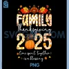 Family Thanksgiving 2025 PNG, Turkey Autumn Fall PNG, Matching Crew PNG