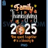 Family Thanksgiving Crew PNG, 2025 Funny Turkey PNG, Matching Group PNG