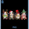 Merry Pigmas Cute Santa PNG, Guinea Pig Squad Christmas Lights PNG