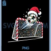 Christmas Soccer Goal Ball PNG, Lights Santa Xmas PNG