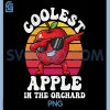 Coolest Apple in The Orchard PNG, Dabbing Apple Picking Season PNG