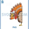 Moo Funny Turkey PNG, Thanksgiving PNG