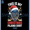 My Christmas Hockey PNG, Helmet Santa Xmas PNG
