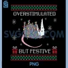 Overstimulated But Festive PNG, Opossum Christmas Tree Light Ugly PNG