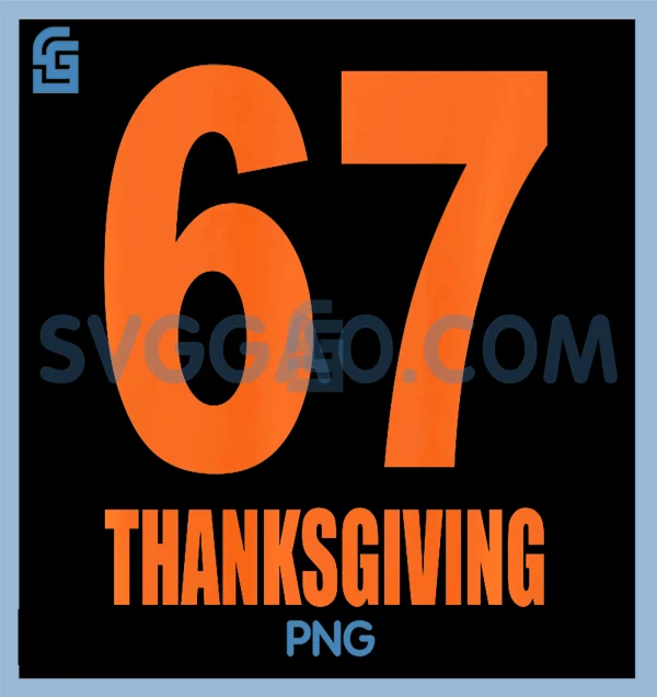 67 Thanksgiving PNG, Simple Retro Orange PNG – SVGGAO