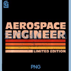 Aerospace Engineer PNG, Retro Sunrise PNG