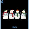 Allow it Snow PNG, Family Merry Christmas PNG