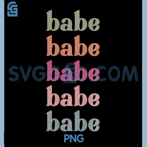 Babe Inspire Motive PNG, Positive Words affirm Inspirational PNG