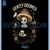 Gently Doomed PNG, Cottagecore Goblincore Gothic PNG, Creepy Cute Goth PNG